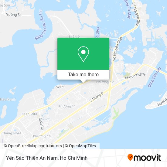 Yến Sào Thiên An Nam map