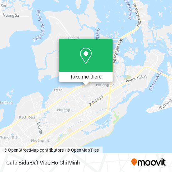 Cafe Bida Đất Việt map