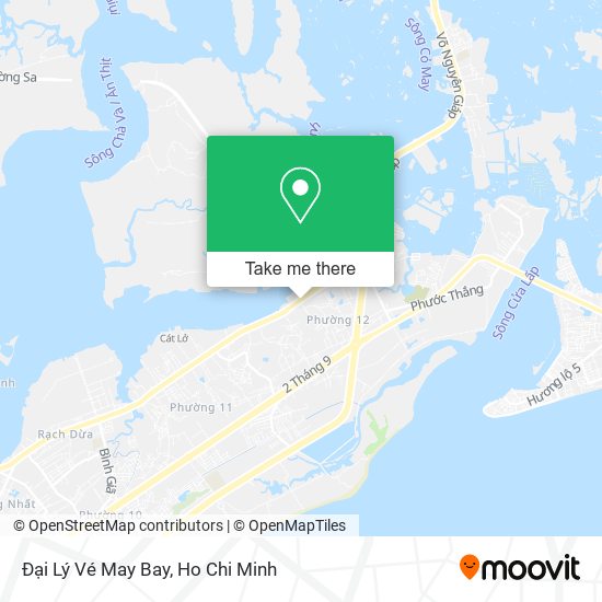 Đại Lý Vé May Bay map