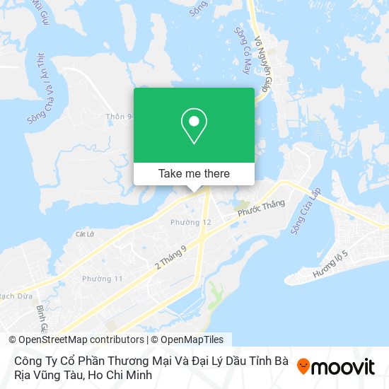 Công Ty Cổ Phần Thương Mại Và Đại Lý Dầu Tỉnh Bà Rịa Vũng Tàu map