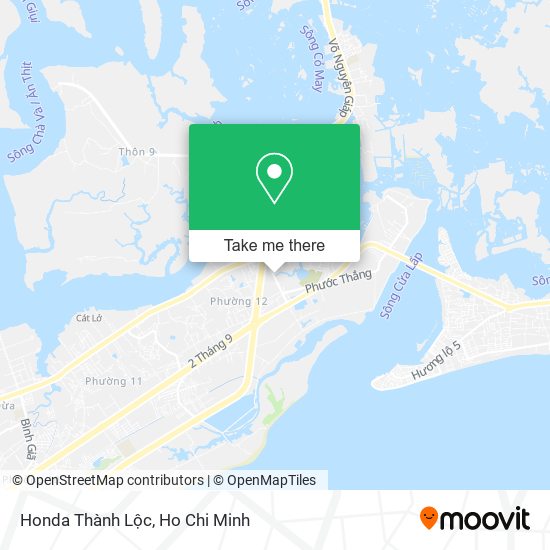 Honda Thành Lộc map