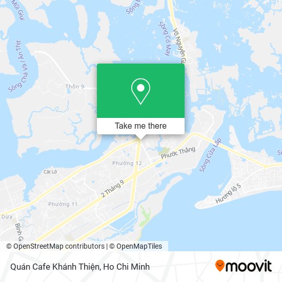 Quán Cafe Khánh Thiện map