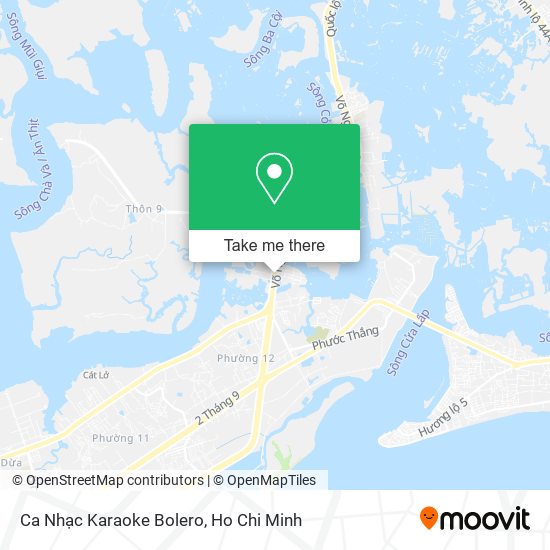 Ca Nhạc Karaoke Bolero map
