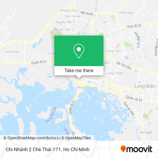 Chi Nhánh 2 Chè Thái 171 map