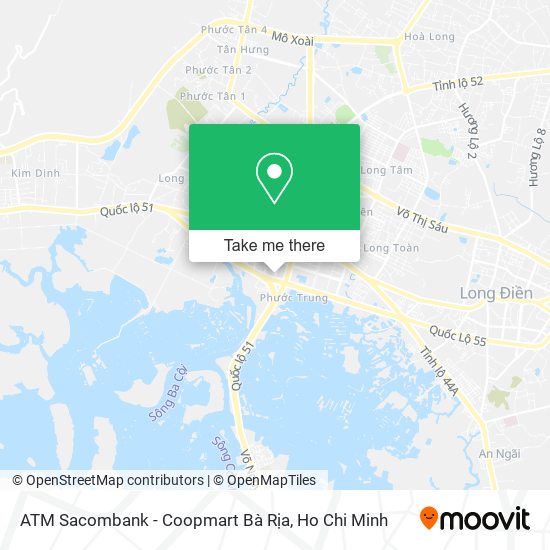 ATM Sacombank - Coopmart Bà Rịa map