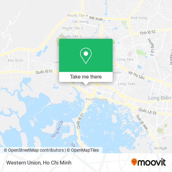 Western Union map
