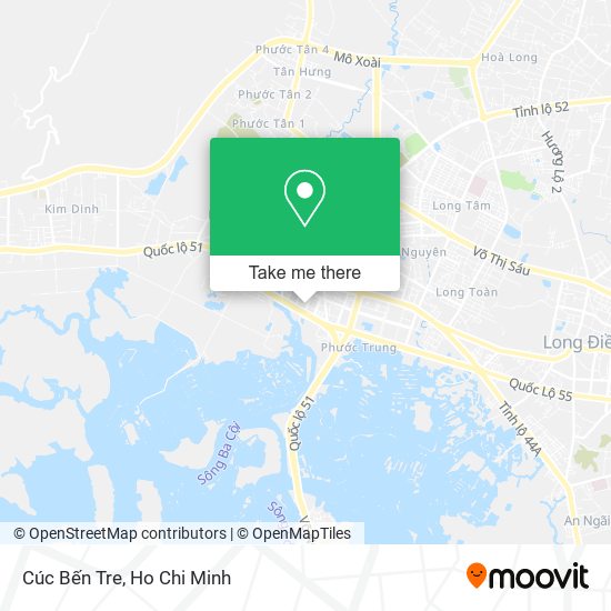 Cúc Bến Tre map