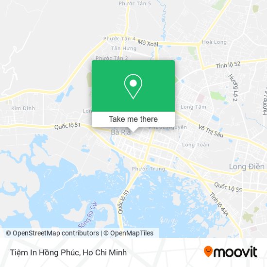 Tiệm In Hồng Phúc map