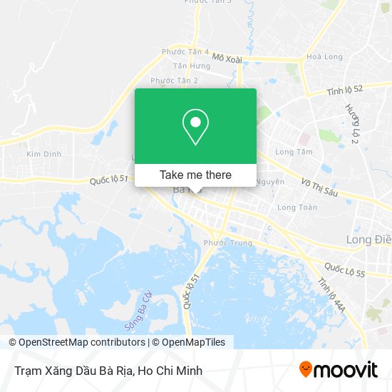 Trạm Xăng Dầu Bà Rịa map