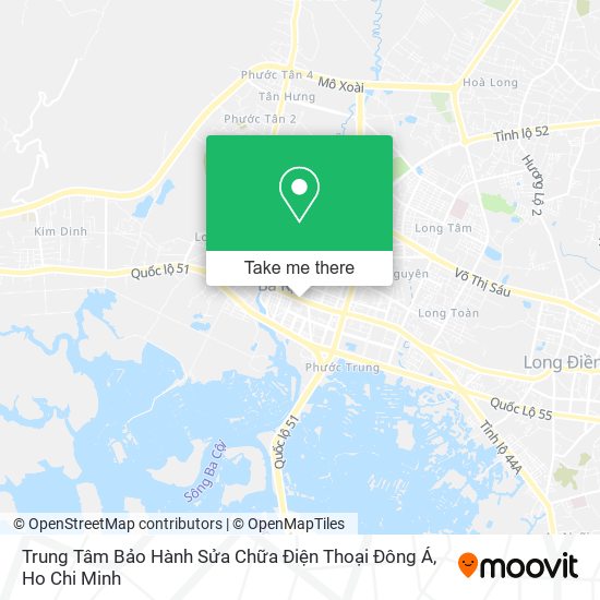 Trung Tâm Bảo Hành Sửa Chữa Điện Thoại Đông Á map