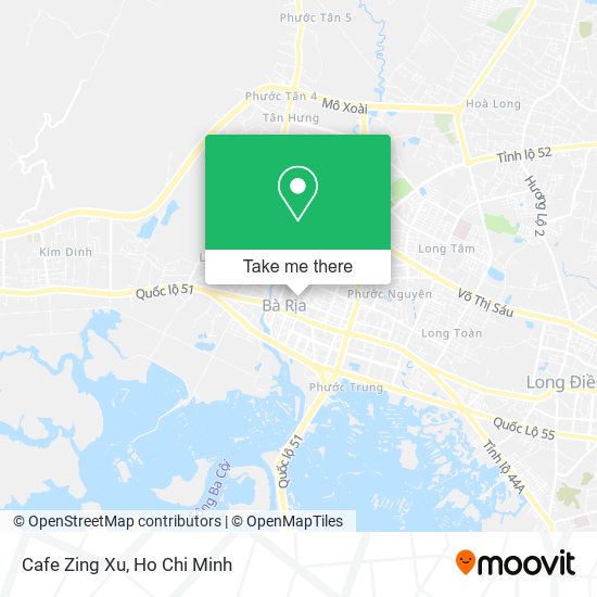 Cafe Zing Xu map