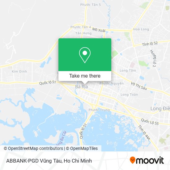 ABBANK-PGD Vũng Tàu map