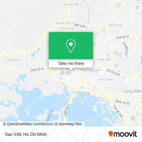 Sao Việt map