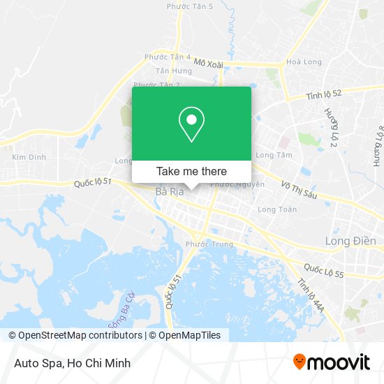 Auto Spa map