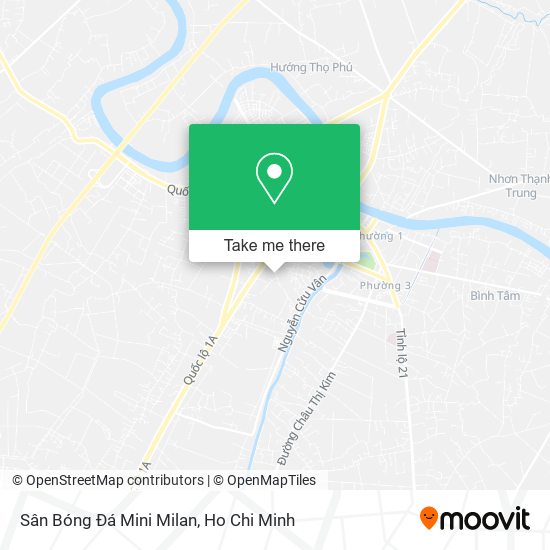 Sân Bóng Đá Mini Milan map