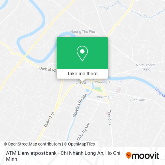 ATM Lienvietpostbank - Chi Nhánh Long An map