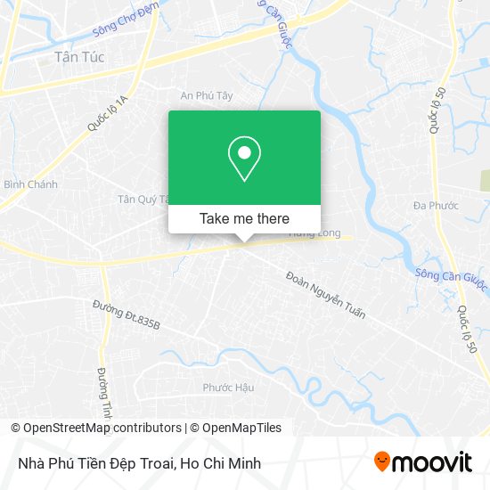 Nhà Phú Tiền Đệp Troai map