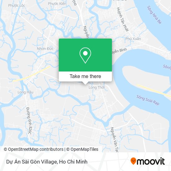 Dự Án Sài Gòn Village map