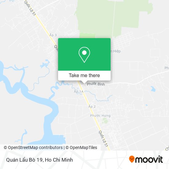 Quán Lẩu Bò 19 map