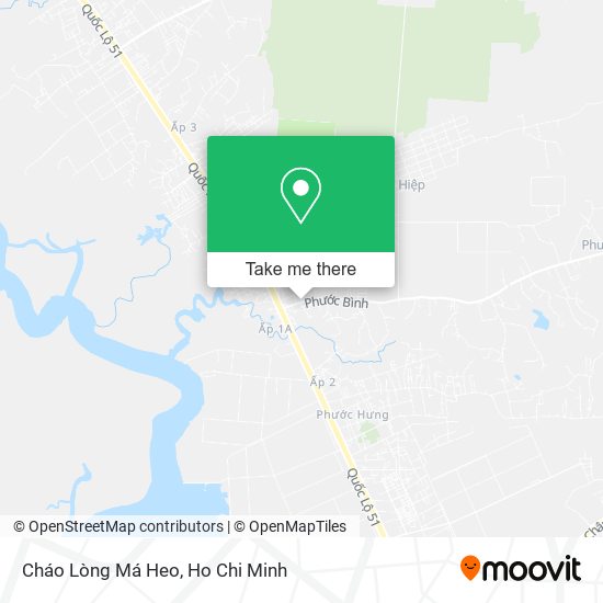 Cháo Lòng Má Heo map