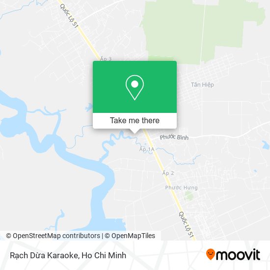 Rạch Dừa Karaoke map