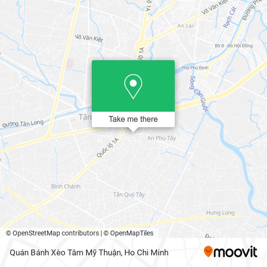 Quán Bánh Xèo Tâm Mỹ Thuận map