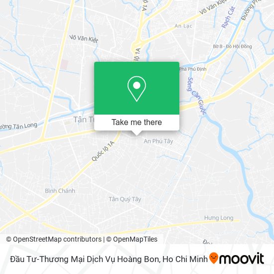 Đầu Tư-Thương Mại Dịch Vụ Hoàng Bon map