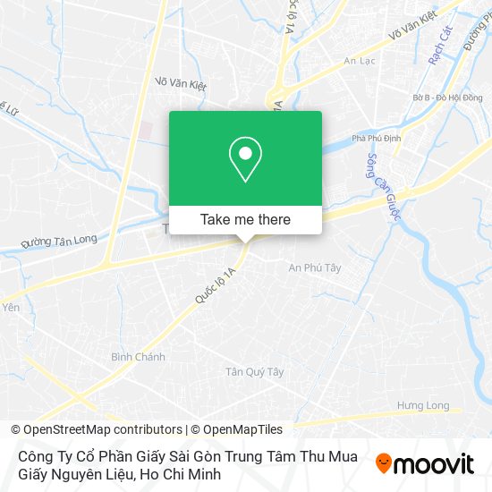 Công Ty Cổ Phần Giấy Sài Gòn Trung Tâm Thu Mua Giấy Nguyên Liệu map