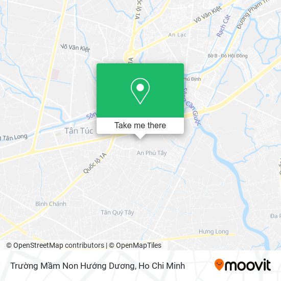 Trường Mầm Non Hướng Dương map