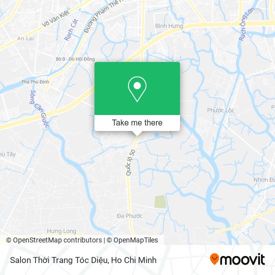 Salon Thời Trang Tóc Diệu map