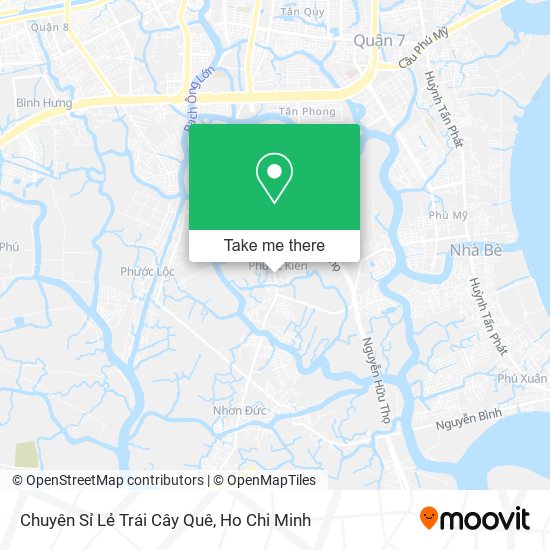 Chuyên Sỉ Lẻ Trái Cây Quê map