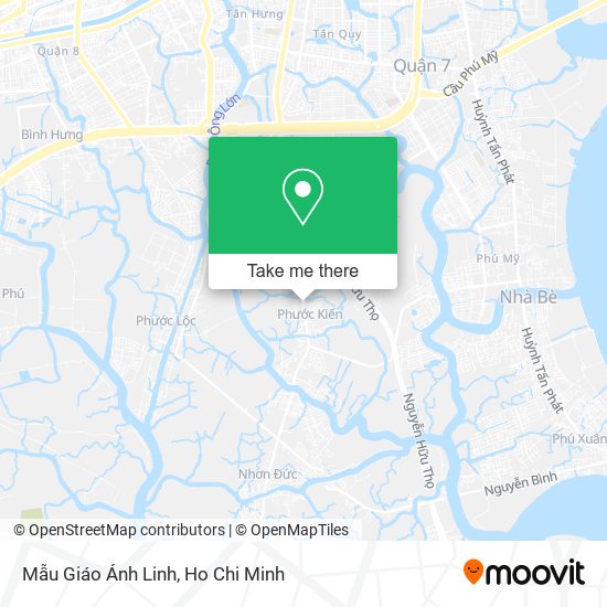 How to get to Mẫu Giáo Ánh Linh in Nhà Bè by Bus?