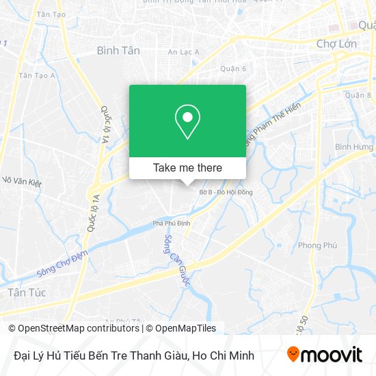 Đại Lý Hủ Tiếu Bến Tre Thanh Giàu map