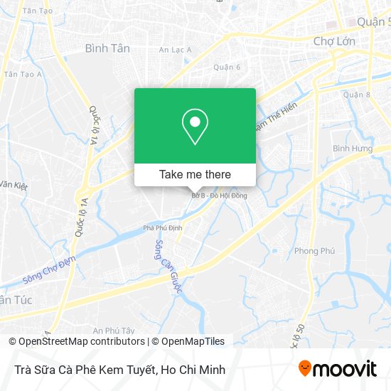 Trà Sữa Cà Phê Kem Tuyết map