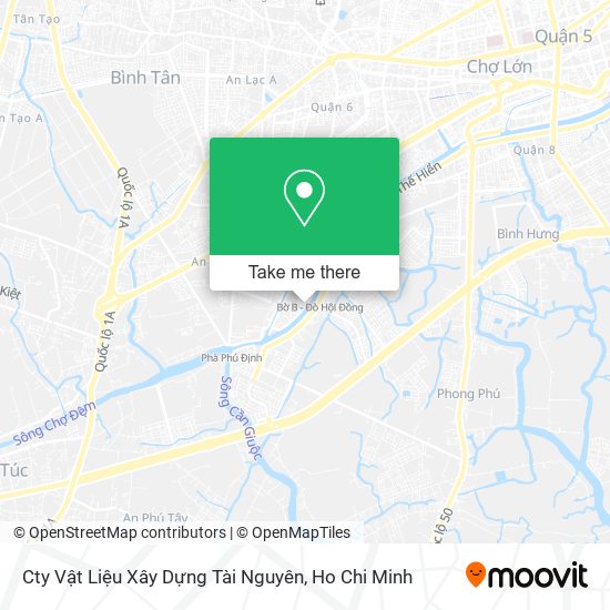 Cty Vật Liệu Xây Dựng Tài Nguyên map