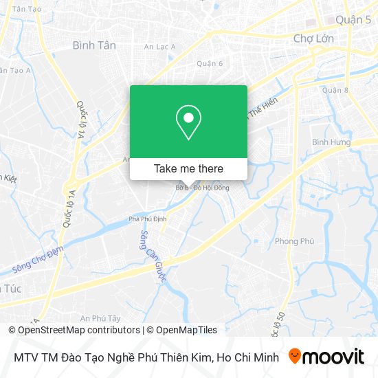 MTV TM Đào Tạo Nghề Phú Thiên Kim map