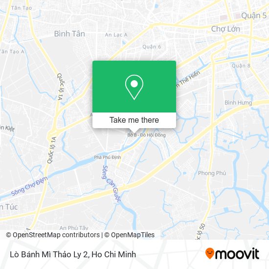 Lò Bánh Mì Thảo Ly 2 map