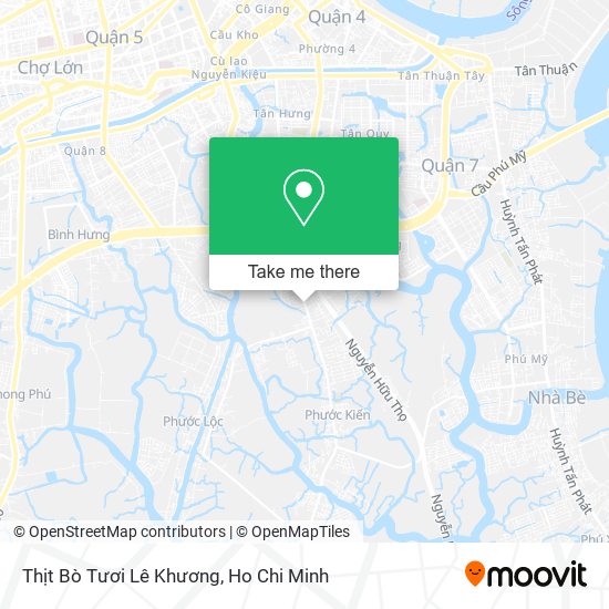 Thịt Bò Tươi Lê Khương map