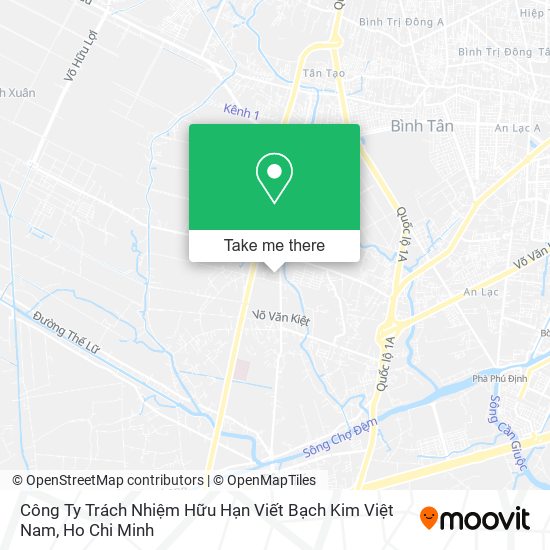 Công Ty Trách Nhiệm Hữu Hạn Viết Bạch Kim Việt Nam map