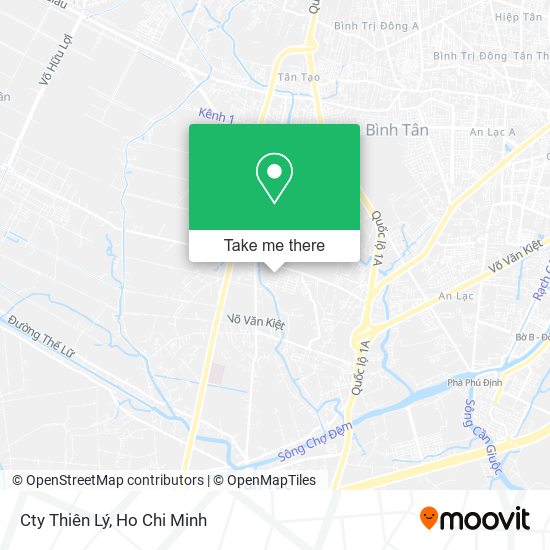 Cty Thiên Lý map