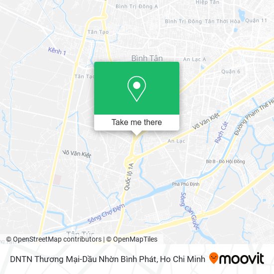 DNTN Thương Mại-Dầu Nhờn Bình Phát map