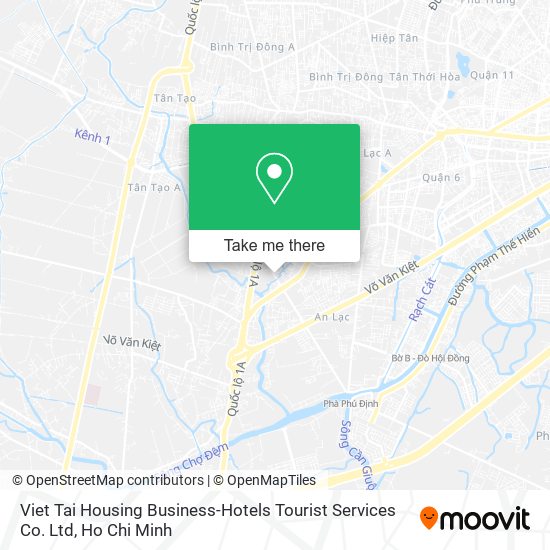 Viet Tai Housing Business-Hotels Tourist Services Co. Ltd map