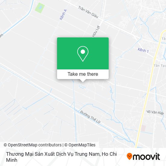 Thương Mại Sản Xuất Dịch Vụ Trung Nam map