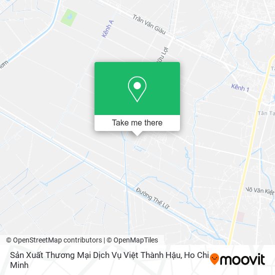 Sản Xuất Thương Mại Dịch Vụ Việt Thành Hậu map