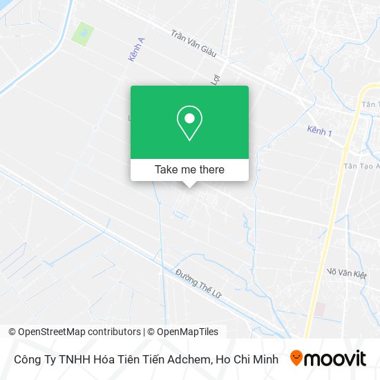 Công Ty TNHH Hóa Tiên Tiến Adchem map