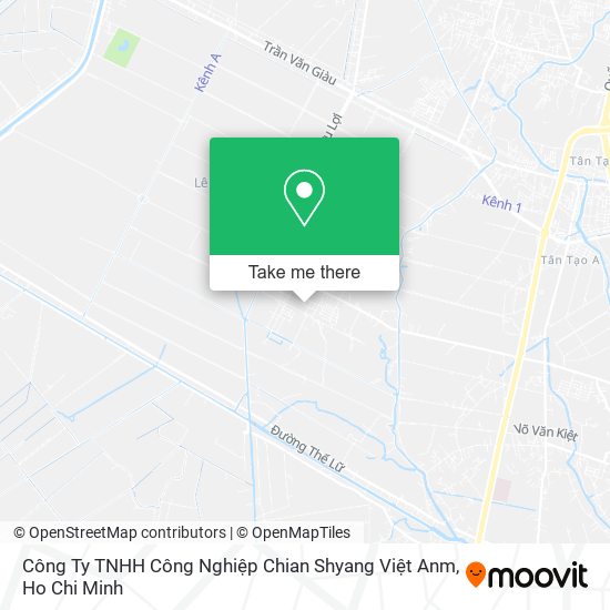 Công Ty TNHH Công Nghiệp Chian Shyang Việt Anm map