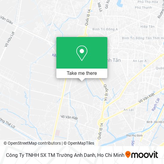 Công Ty TNHH SX TM Trường Anh Danh map