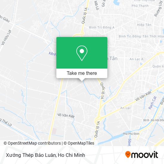 Xưởng Thép Bảo Luân map