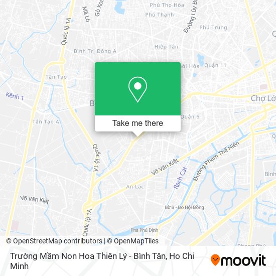 Trường Mầm Non Hoa Thiên Lý - Bình Tân map