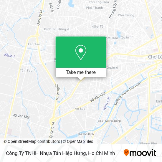 Công Ty TNHH Nhựa Tân Hiệp Hưng map